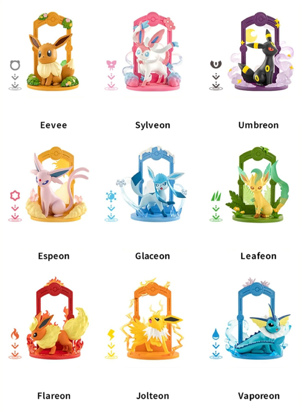 Pokémon Eevee Evolution Figure Blind Box – 9 Styles to Collect
